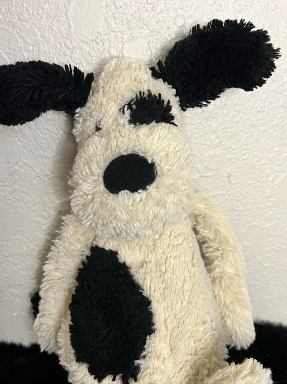 Jellycat London Puppy Dog Plush Stuffed Animal White Black Spots 12 - Picture 2 of 6